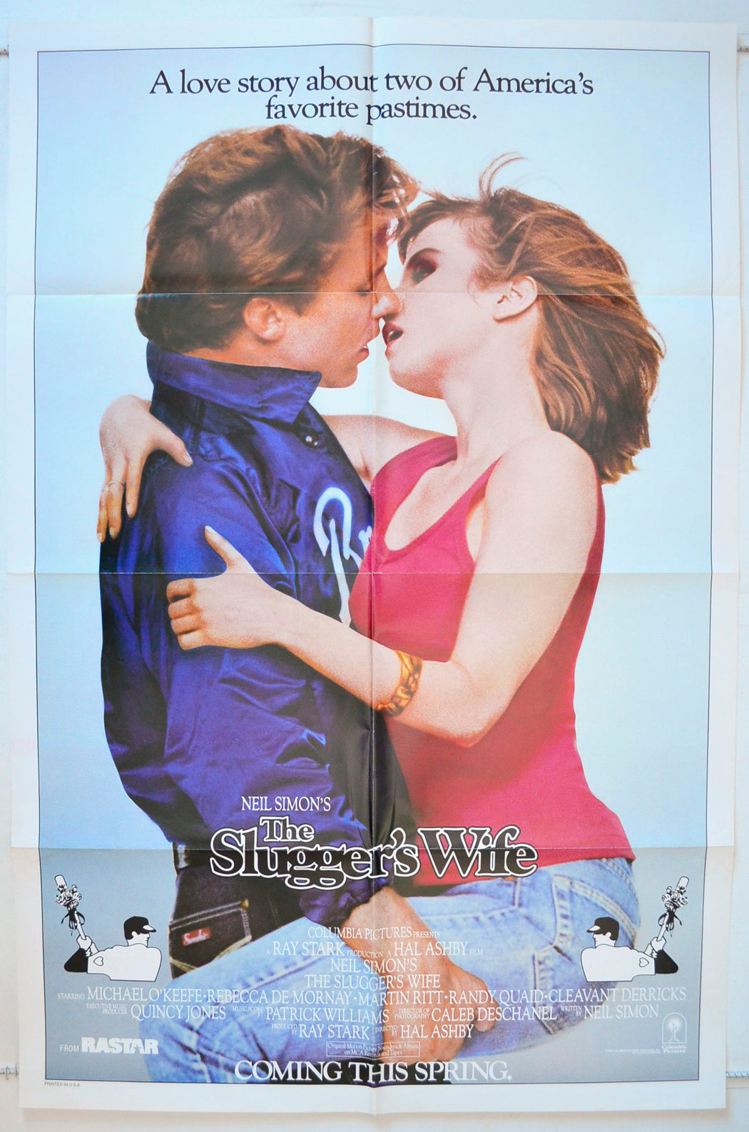 The Slugger's Wife Original One Sheet Poster - Movie Poster