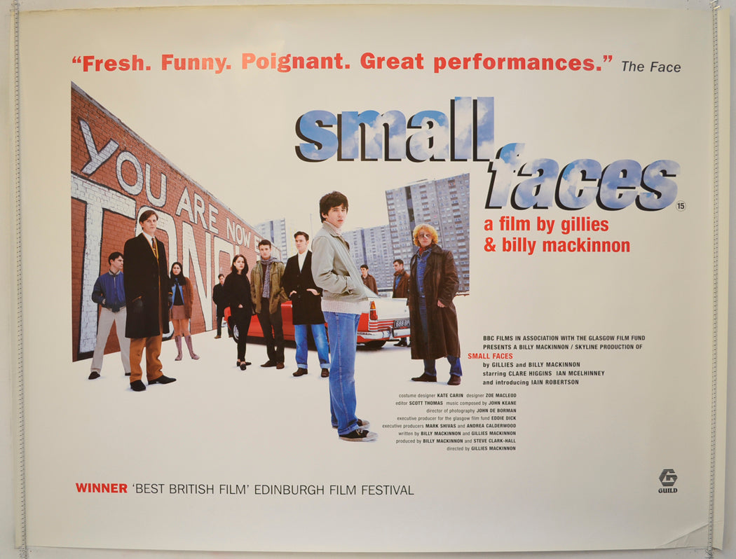 Small Faces  Original Quad Poster - Film Poster - Movie Poster