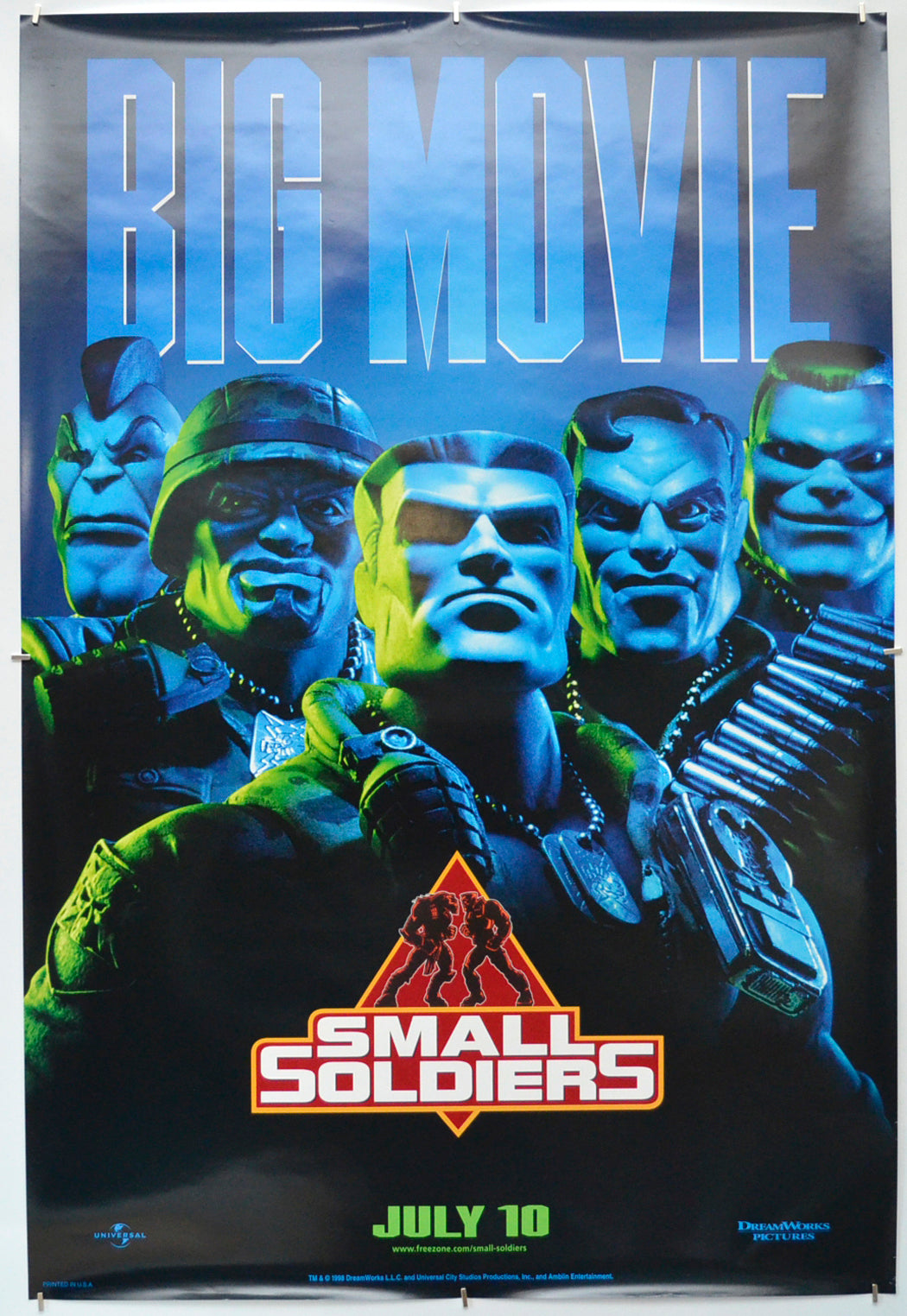 Small Soldiers - Original One Sheet Poster - Film Poster - Movie Poster