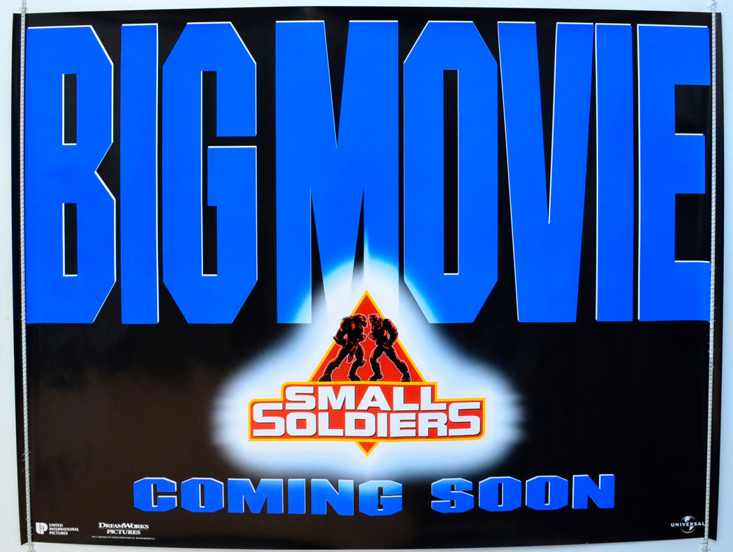 Small Soldiers   (Teaser / Advance Version) Original British Quad Poster - Film Poster - Movie Poster