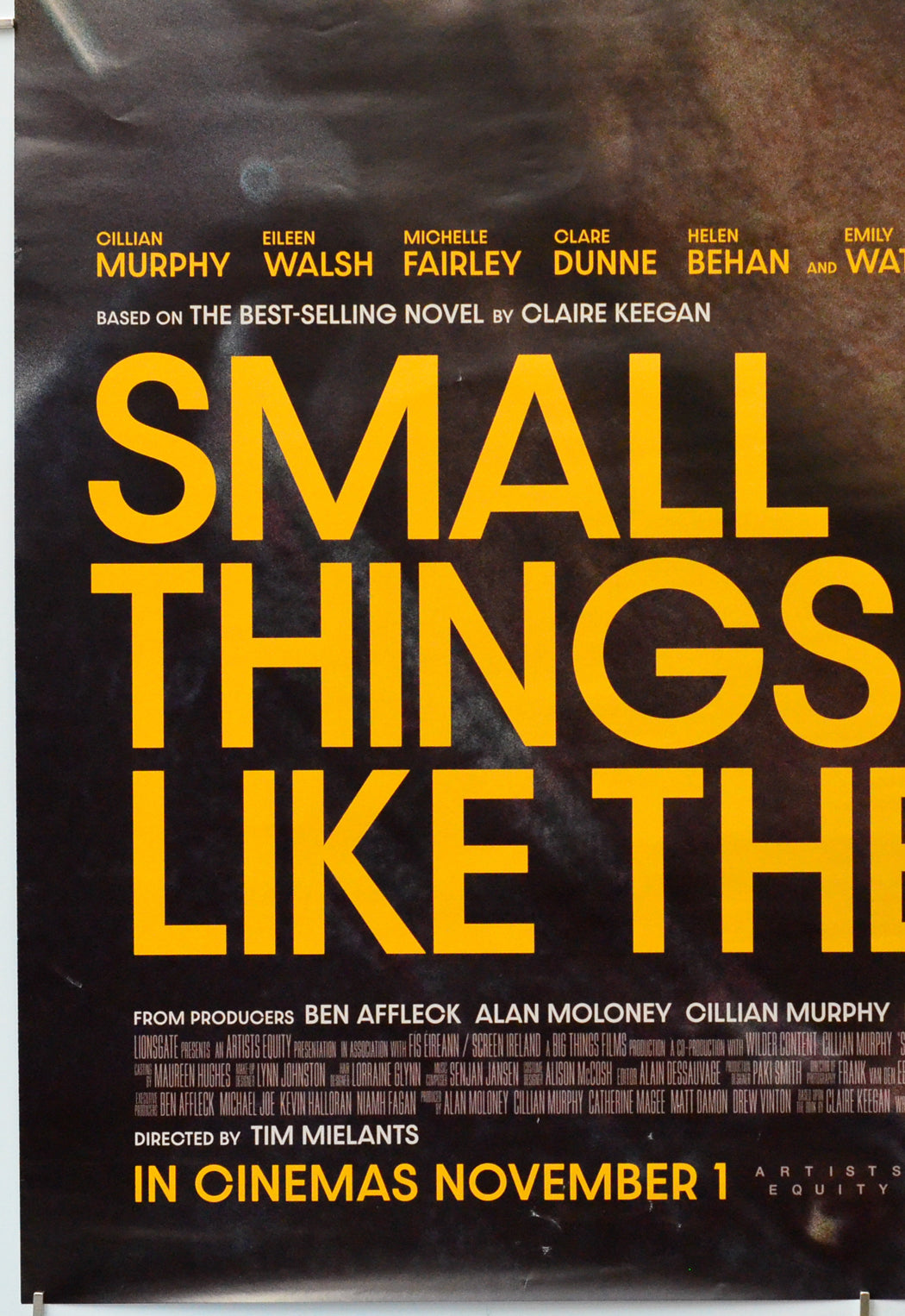 Small Things Like These (Bottom Left) Cinema One Sheet Movie Poster 