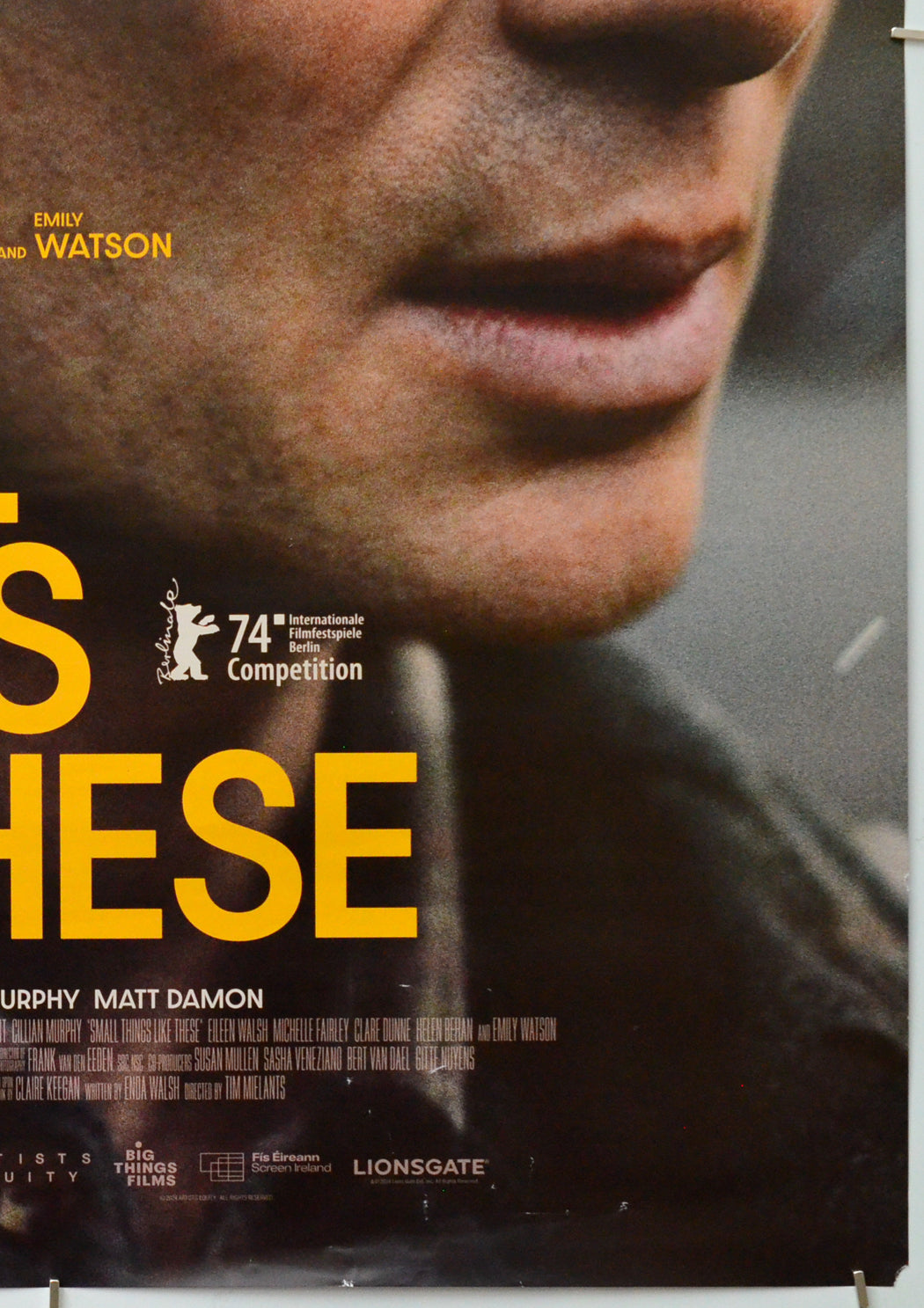 Small Things Like These (Bottom Right) Cinema One Sheet Movie Poster 