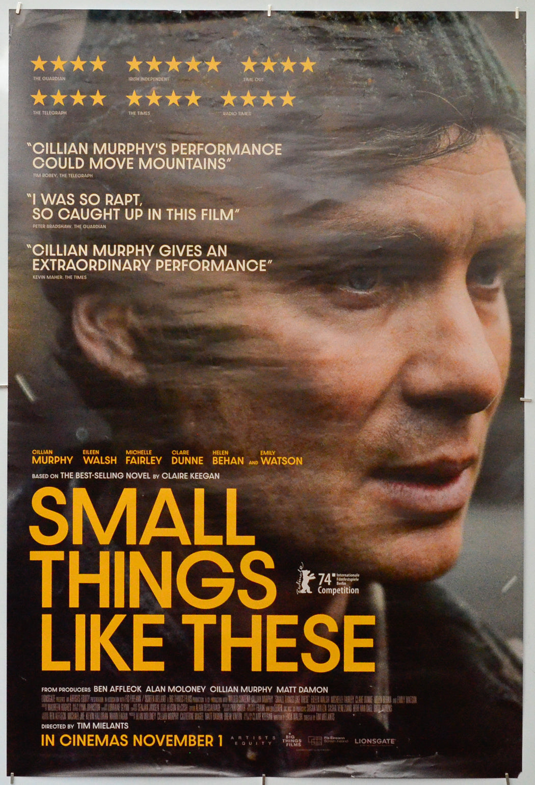 Small Things Like These - Original One Sheet Poster - Film Poster - Movie Poster 