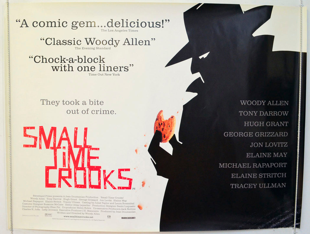 Small Time Crooks Original British Quad Poster - Film Poster - Movie Poster 