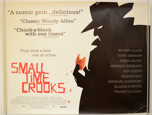 Small Time Crooks  Original Quad Poster - Film Poster - Movie Poster