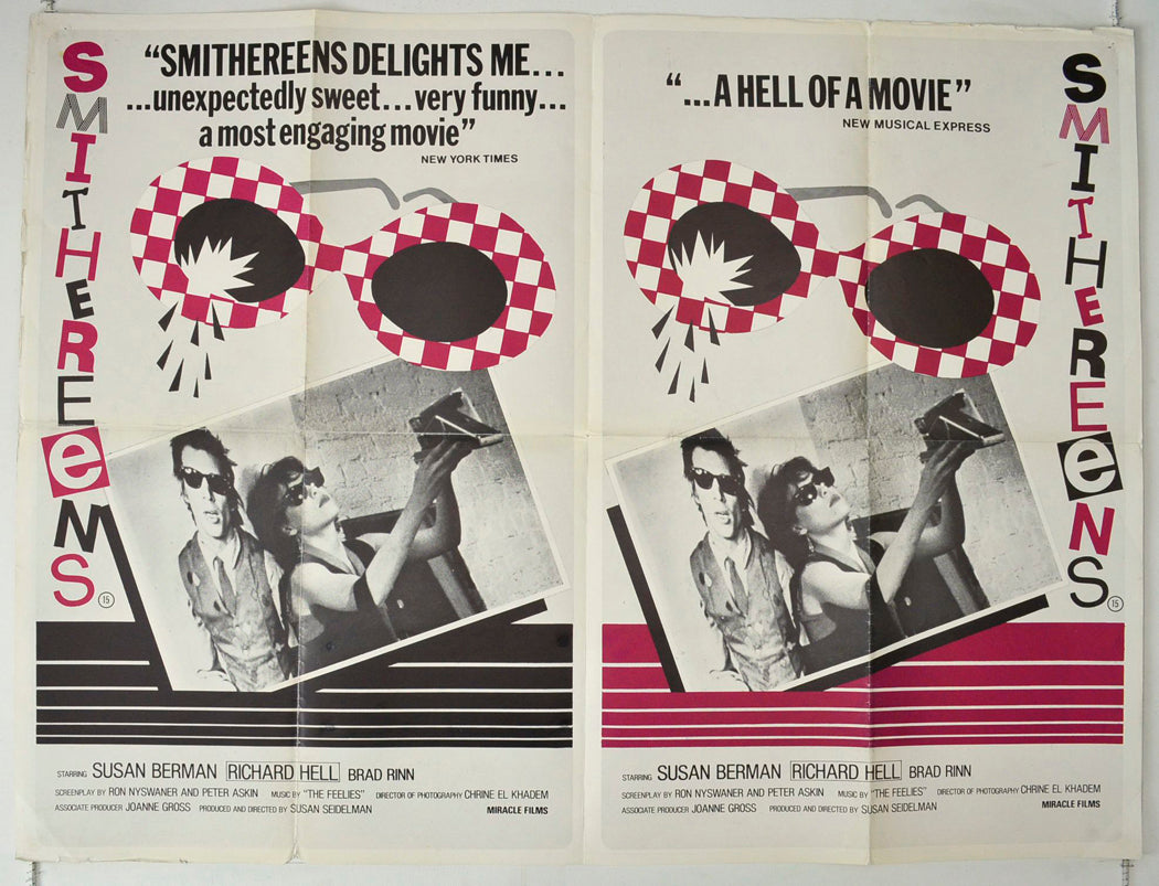 Smithereens Original British Quad Poster - Movie Poster