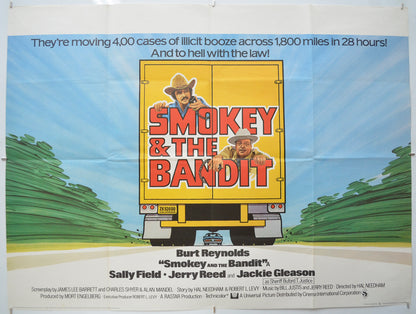 Smokey And The Bandit Original Quad Poster - Film Poster - Movie Poster