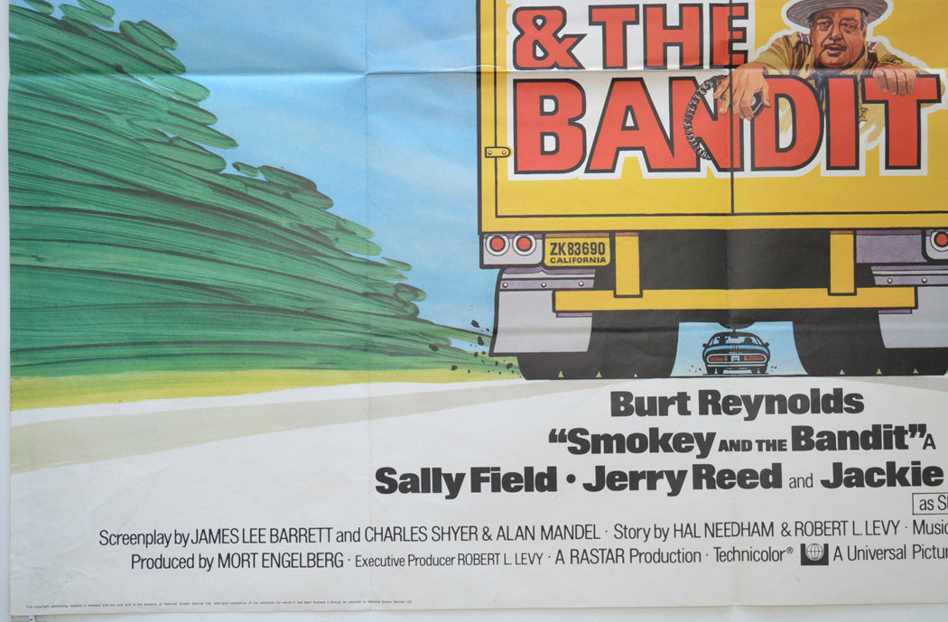 SMOKEY AND THE BANDIT (Bottom Left) Cinema Quad Movie Poster 