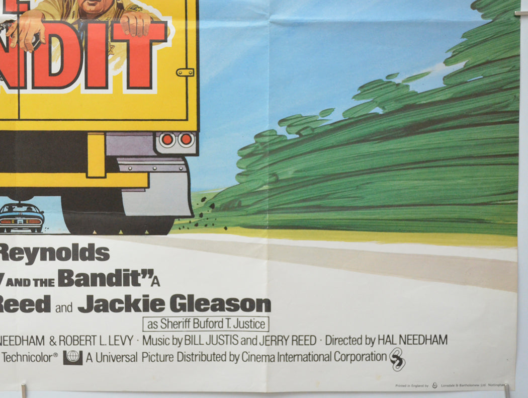 SMOKEY AND THE BANDIT (Bottom Right) Cinema Quad Movie Poster 