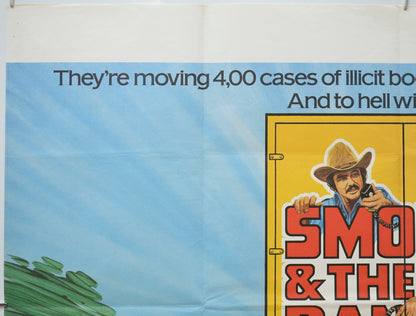 SMOKEY AND THE BANDIT (Top Left) Cinema Quad Movie Poster 