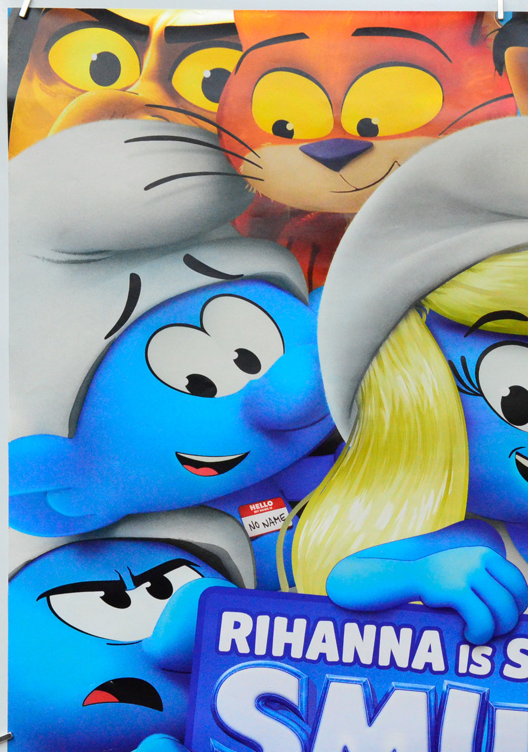 Smurfs (Top Left) Cinema One Sheet Movie Poster 