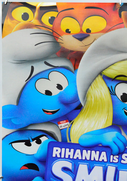 Smurfs (Top Left) Cinema One Sheet Movie Poster 