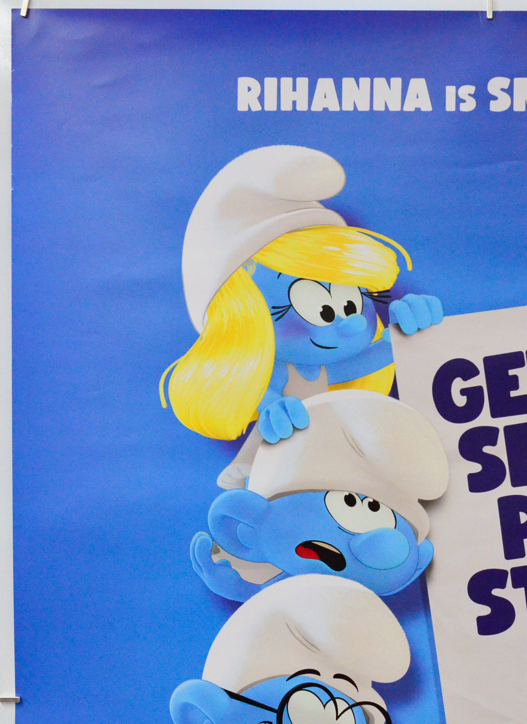Smurfs (Top Left) Cinema One Sheet Movie Poster 
