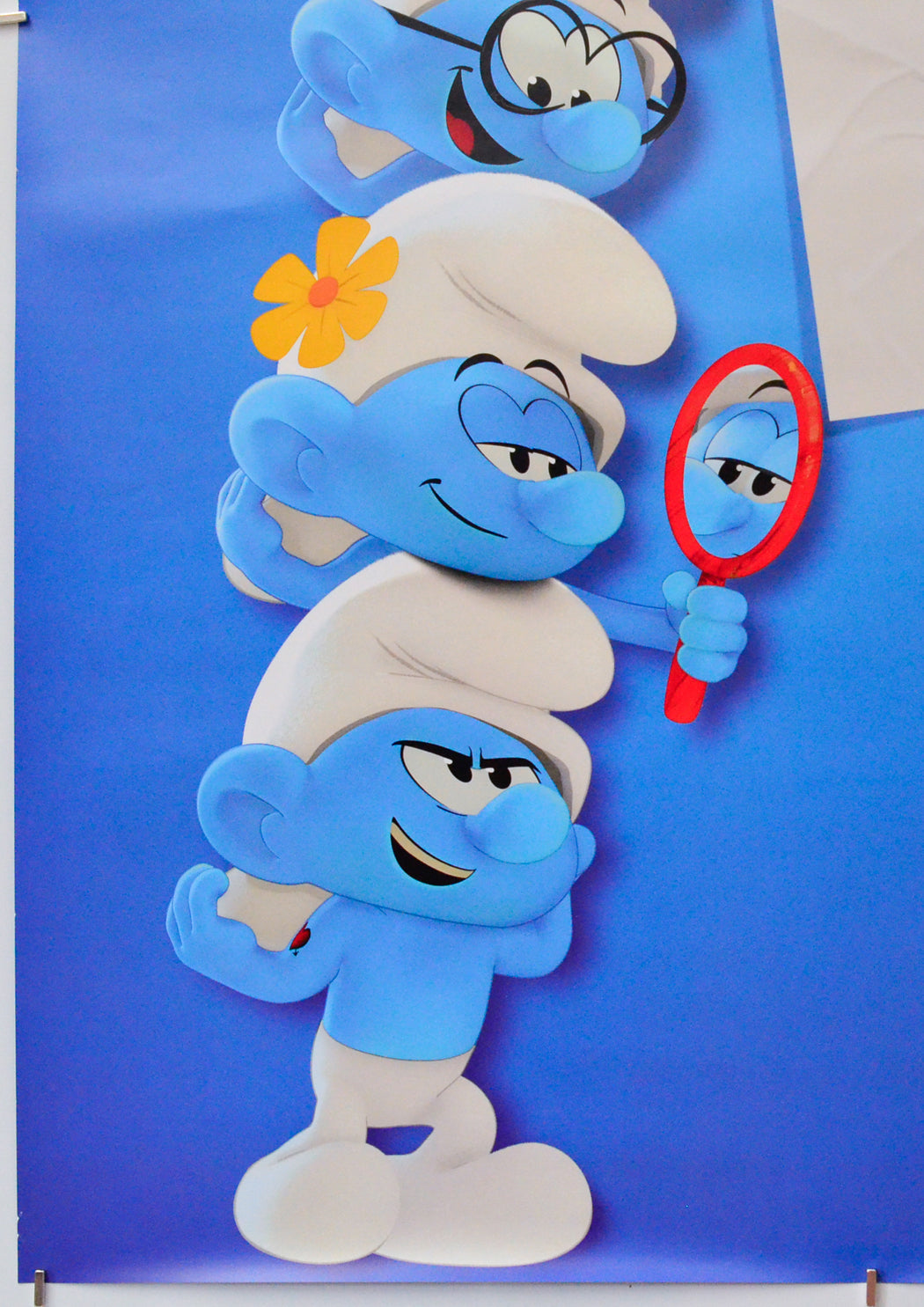 Smurfs (Bottom Left) Cinema One Sheet Movie Poster 