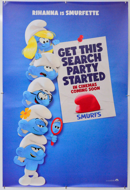Smurfs - Original One Sheet Poster - Film Poster - Movie Poster 
