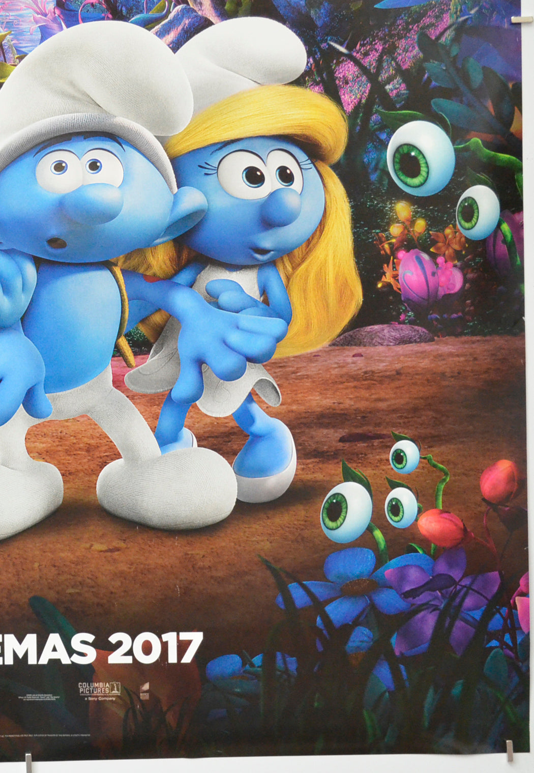 SMURFS: THE LOST VILLAGE (Bottom Right) Cinema One Sheet Movie Poster 