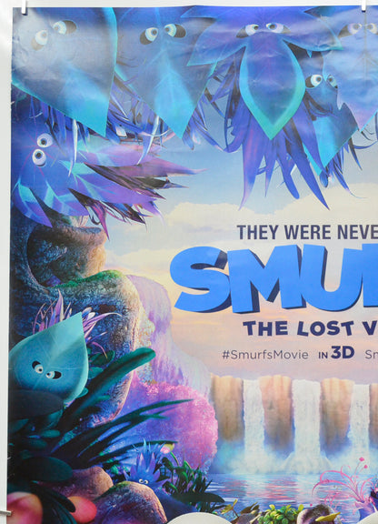 SMURFS: THE LOST VILLAGE (Top Left) Cinema One Sheet Movie Poster 