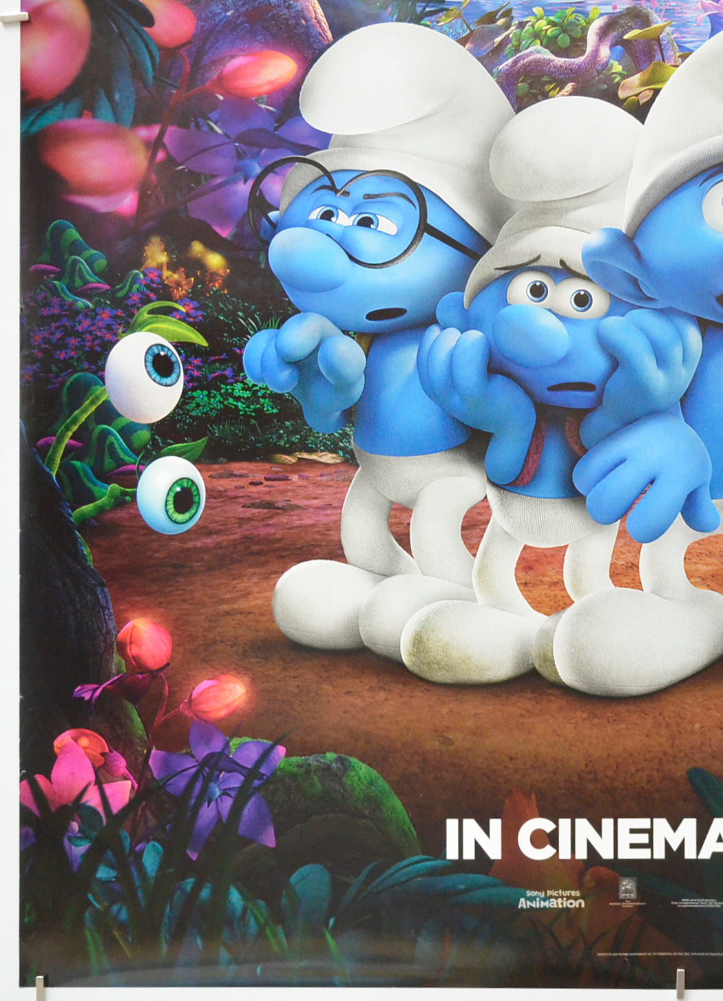 SMURFS: THE LOST VILLAGE (Bottom Left) Cinema One Sheet Movie Poster 