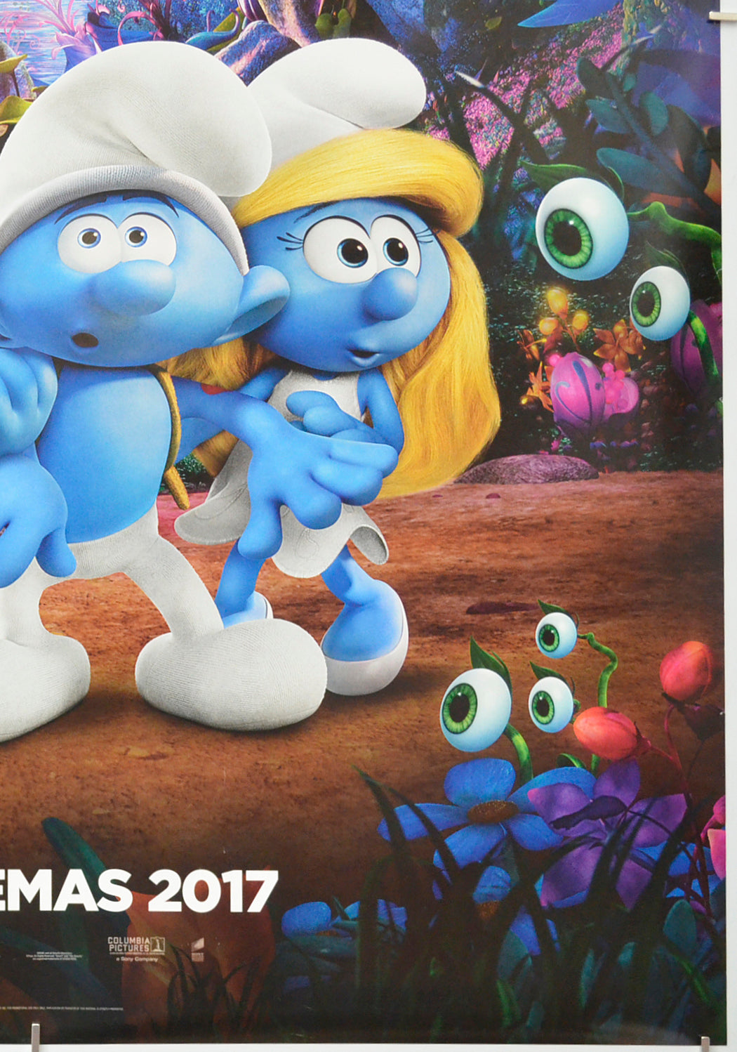 SMURFS: THE LOST VILLAGE (Bottom Right) Cinema One Sheet Movie Poster 