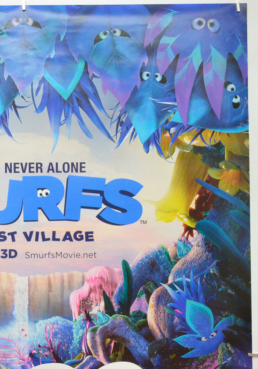 SMURFS: THE LOST VILLAGE (Top Right) Cinema One Sheet Movie Poster 