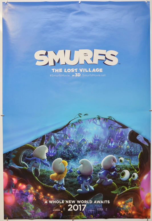 Smurfs: The Lost Village (Teaser / Advance Version 2) Original One Sheet Poster - Film Poster - Movie Poster