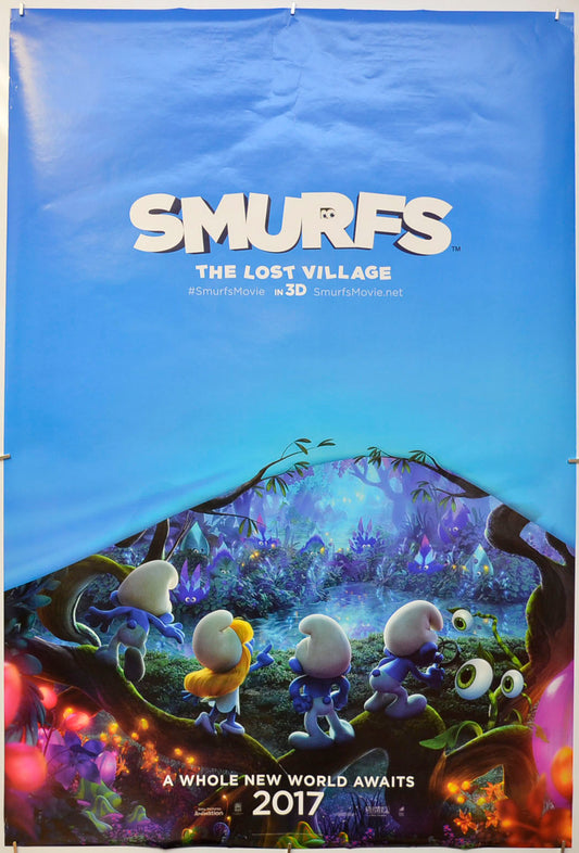 Smurfs: The Lost Village (Teaser / Advance Version 2) Original One Sheet Poster - Film Poster - Movie Poster