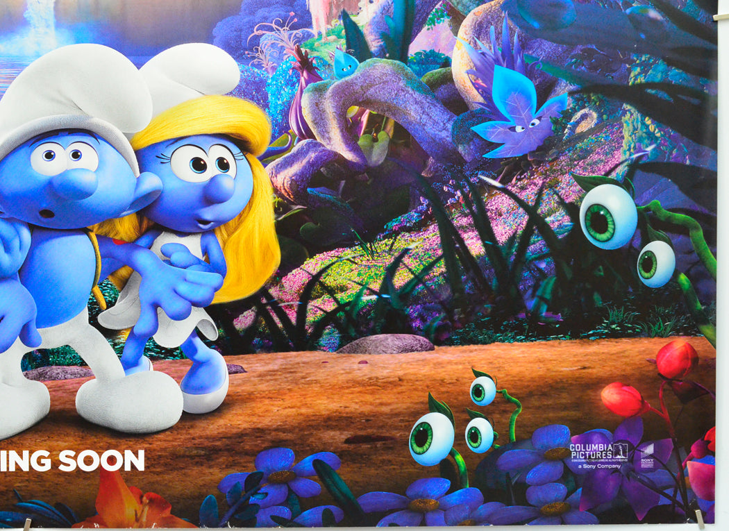 Smurfs: The Lost Village (Bottom Right) Cinema Quad Movie Poster 