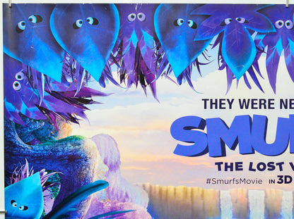 Smurfs: The Lost Village (Top Left) Cinema Quad Movie Poster 