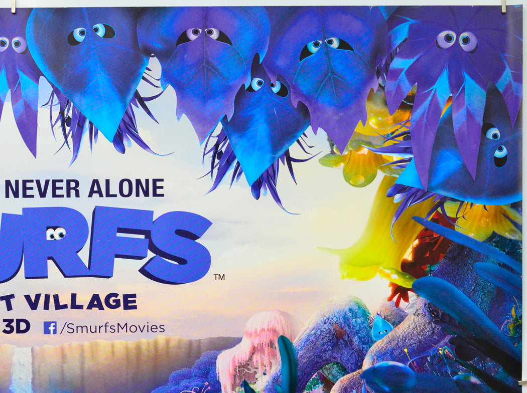 Smurfs: The Lost Village (Top Right) Cinema Quad Movie Poster 