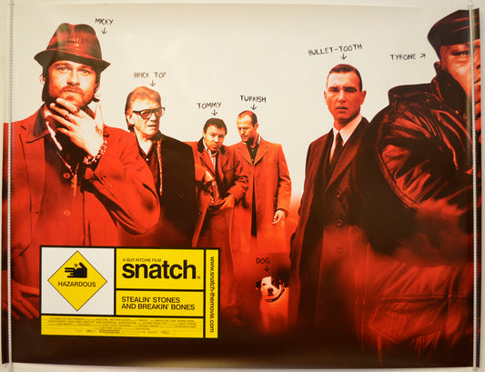 Snatch  Original Quad Poster - Film Poster - Movie Poster 