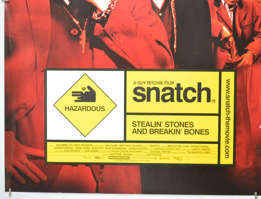 SNATCH (Bottom Left) Cinema Quad Movie Poster 