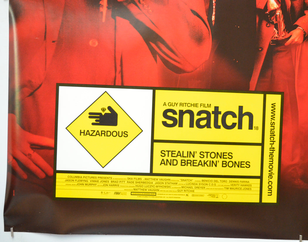 SNATCH (Bottom Left) Cinema Quad Movie Poster 