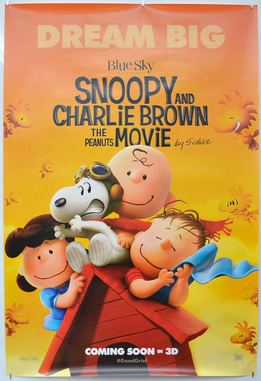 Snoopy And Charlie Brown : The Peanuts Movie Original One Sheet Poster - Film Poster - Movie Poster