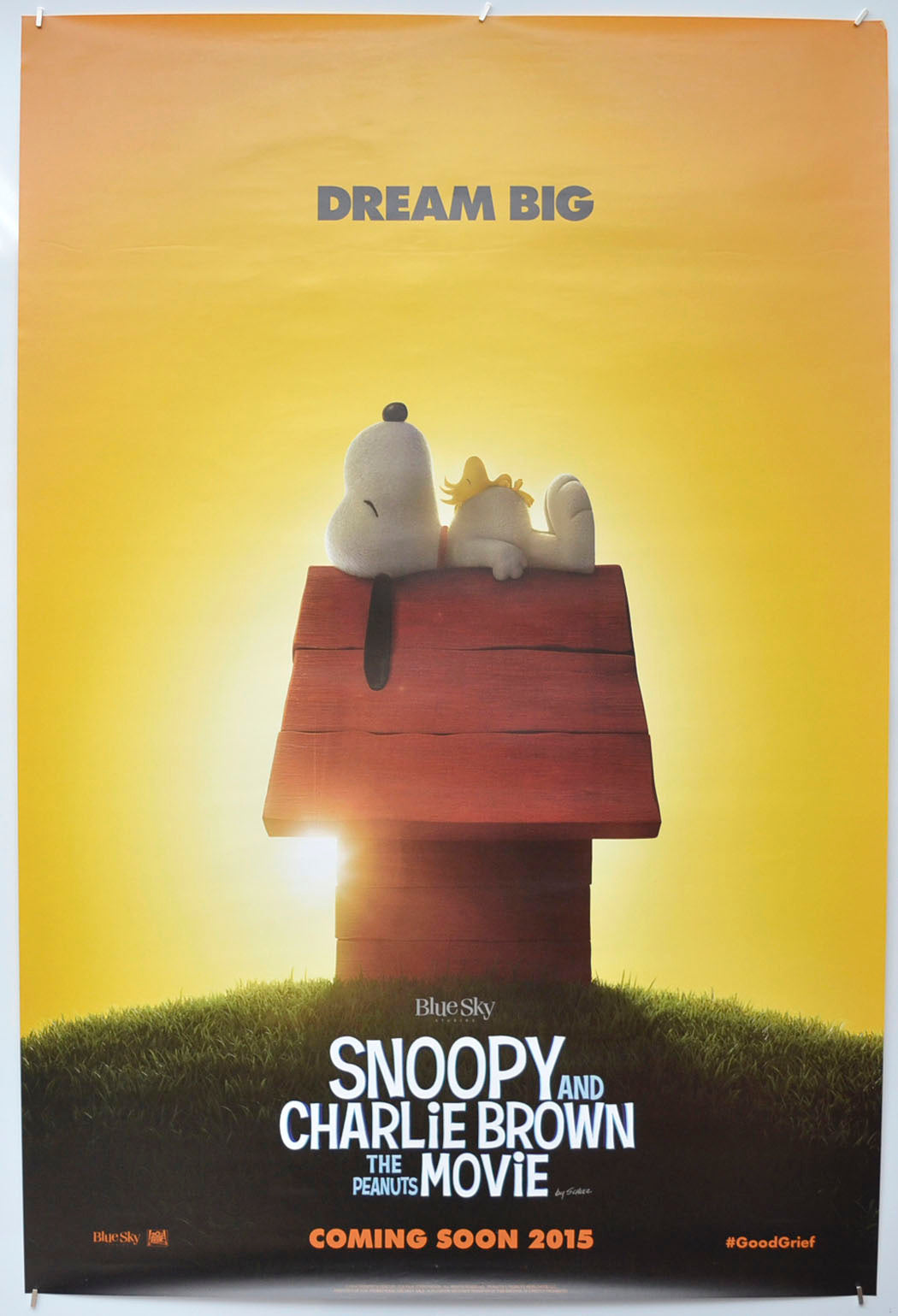 Snoopy And Charlie Brown : The Peanuts Movie (Teaser / Advance Version ) Original One Sheet Poster - Film Poster - Movie Poster