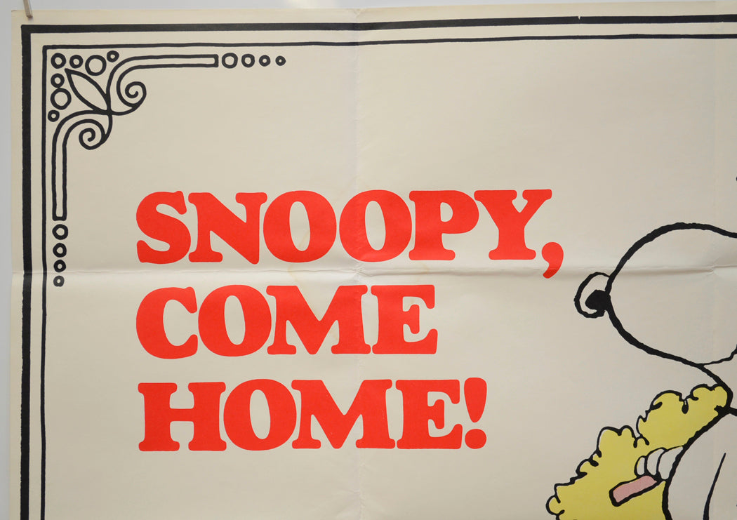 SNOOPY COME HOME (Top Left) Cinema Quad Movie Poster 