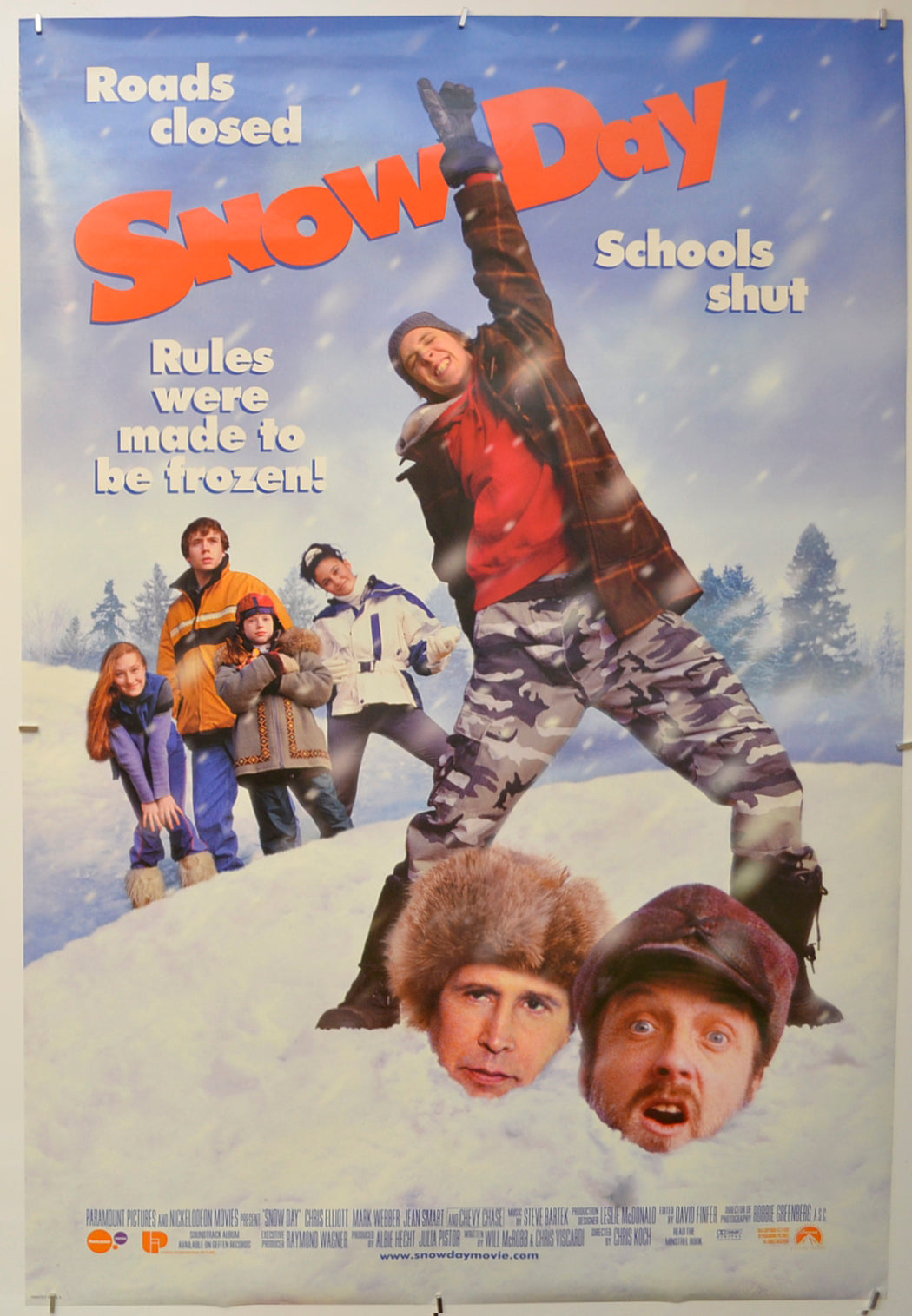 Snow Day  Original One Sheet Poster - Film Poster - Movie Poster