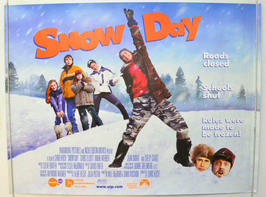 Snow Day  Original British Quad Poster - Film Poster - Movie Poster