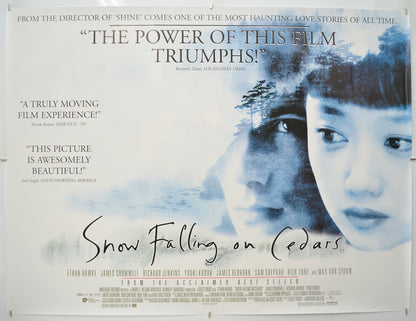 Snow Falling On Cedars Original Quad Poster - Film Poster - Movie Poster