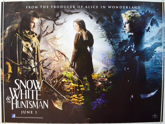 Snow White And The Huntsman  (Teaser / Advance Version)   Original British Quad Poster - Film Poster - Movie Poster 