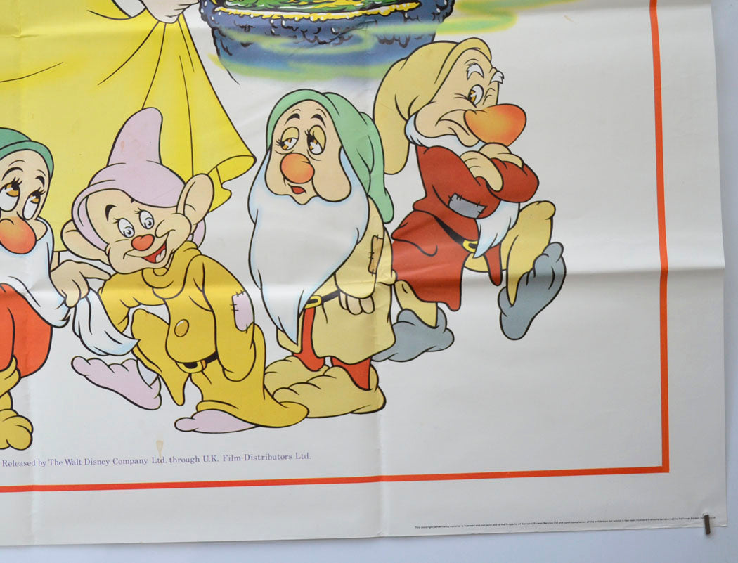 SNOW WHITE AND THE SEVEN DWARFS (Bottom Right) Cinema Quad Movie Poster 