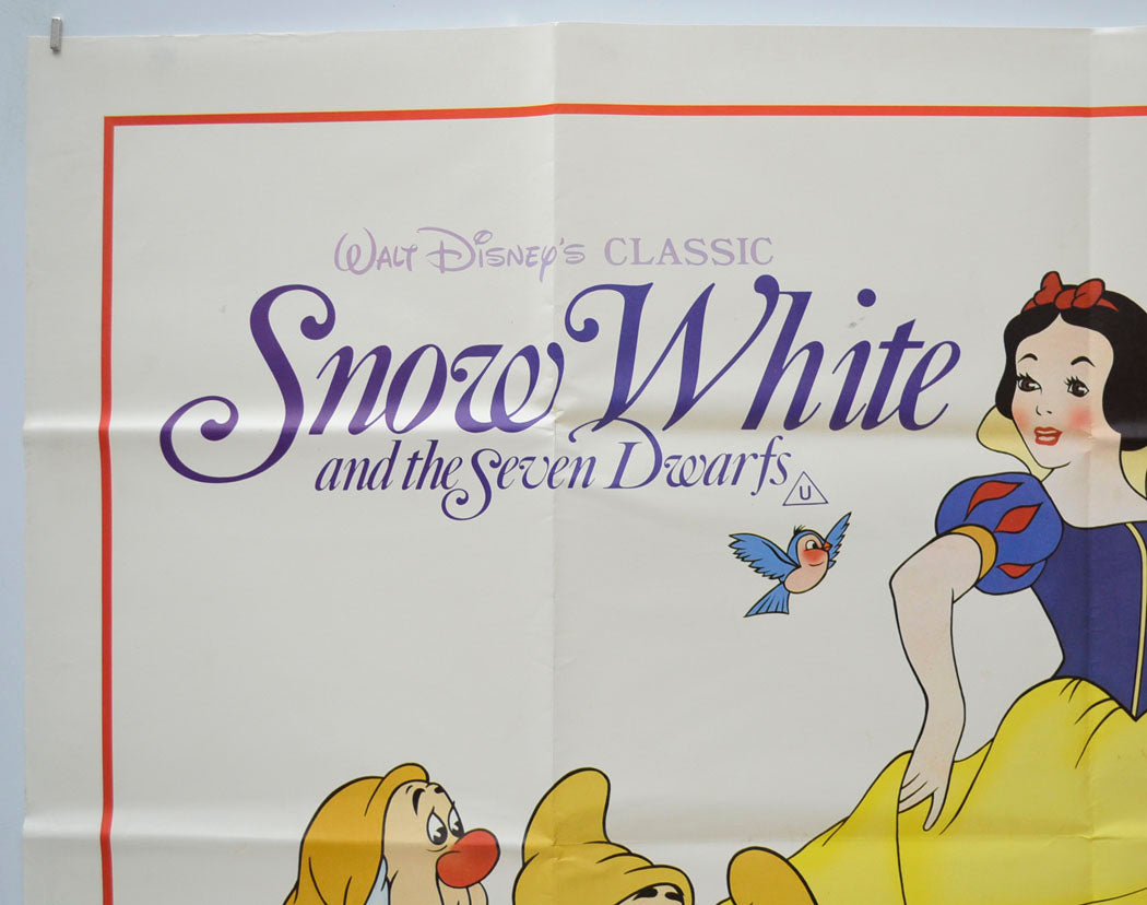 SNOW WHITE AND THE SEVEN DWARFS (Top Left) Cinema Quad Movie Poster 