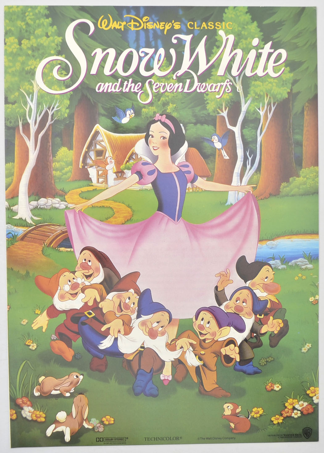 Snow White And The Seven Dwarfs Original Cinema Exhibitors Synopsis / Credits Booklet (UK)