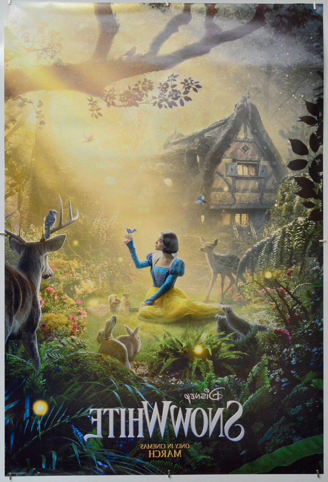 Snow White (Back) Cinema One Sheet Movie Poster 