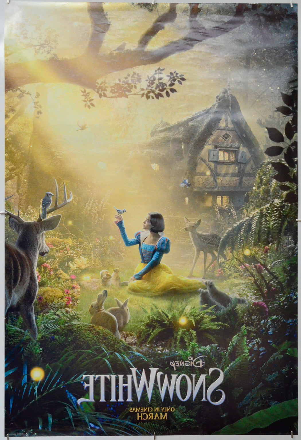 Snow White (Back) Cinema One Sheet Movie Poster 