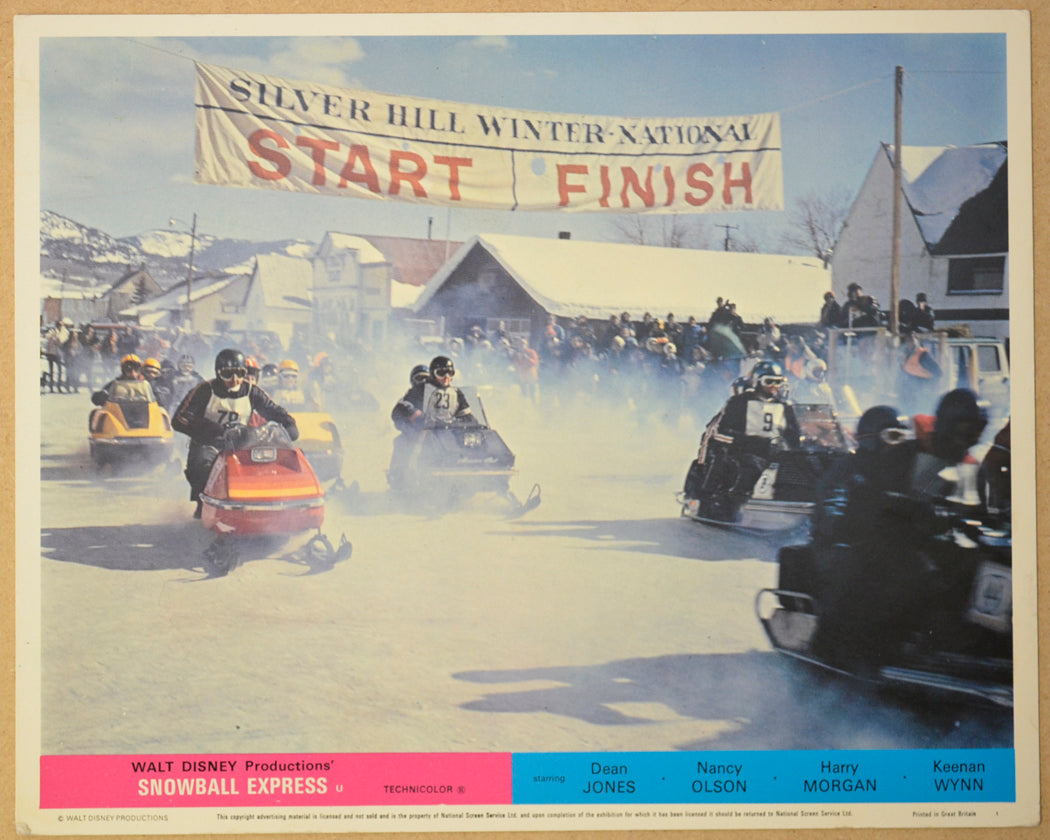 SNOWBALL EXPRESS (Card 1) Cinema Colour FOH Stills / Lobby Cards 