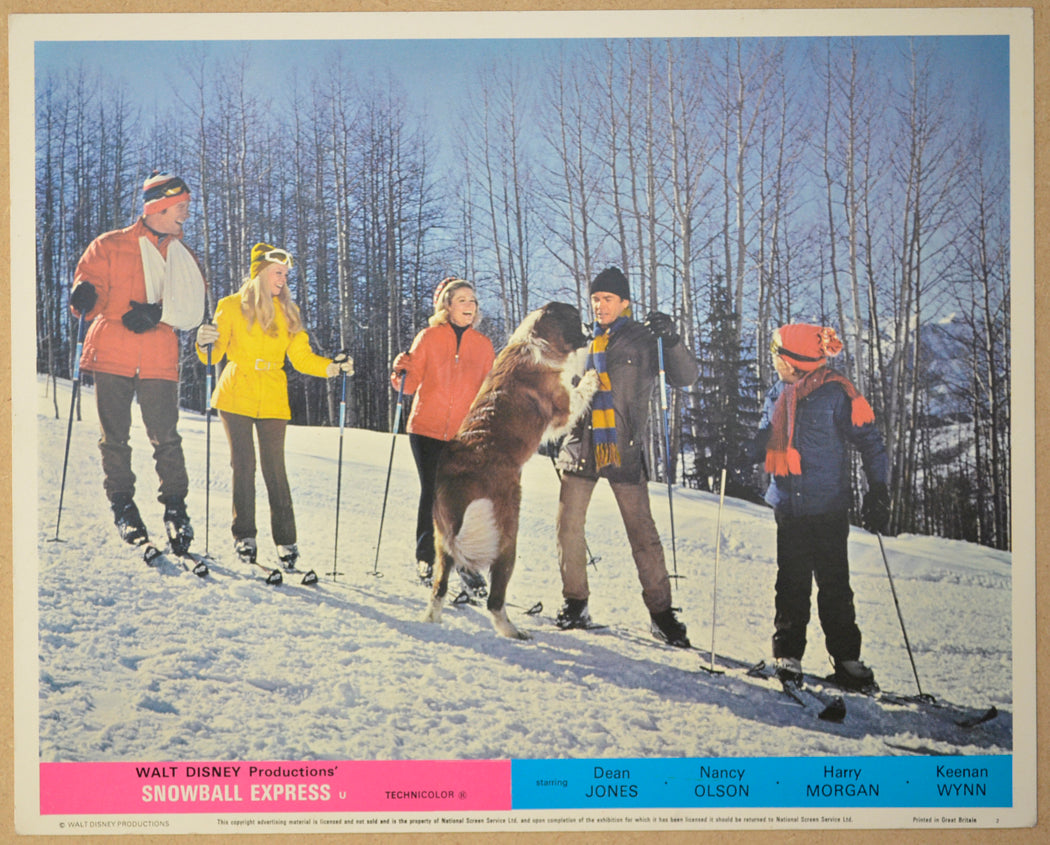 SNOWBALL EXPRESS (Card 2) Cinema Colour FOH Stills / Lobby Cards 