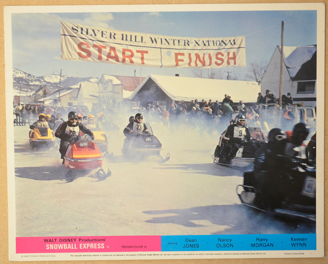 SNOWBALL EXPRESS (Card 1) Cinema Colour FOH Stills / Lobby Cards 