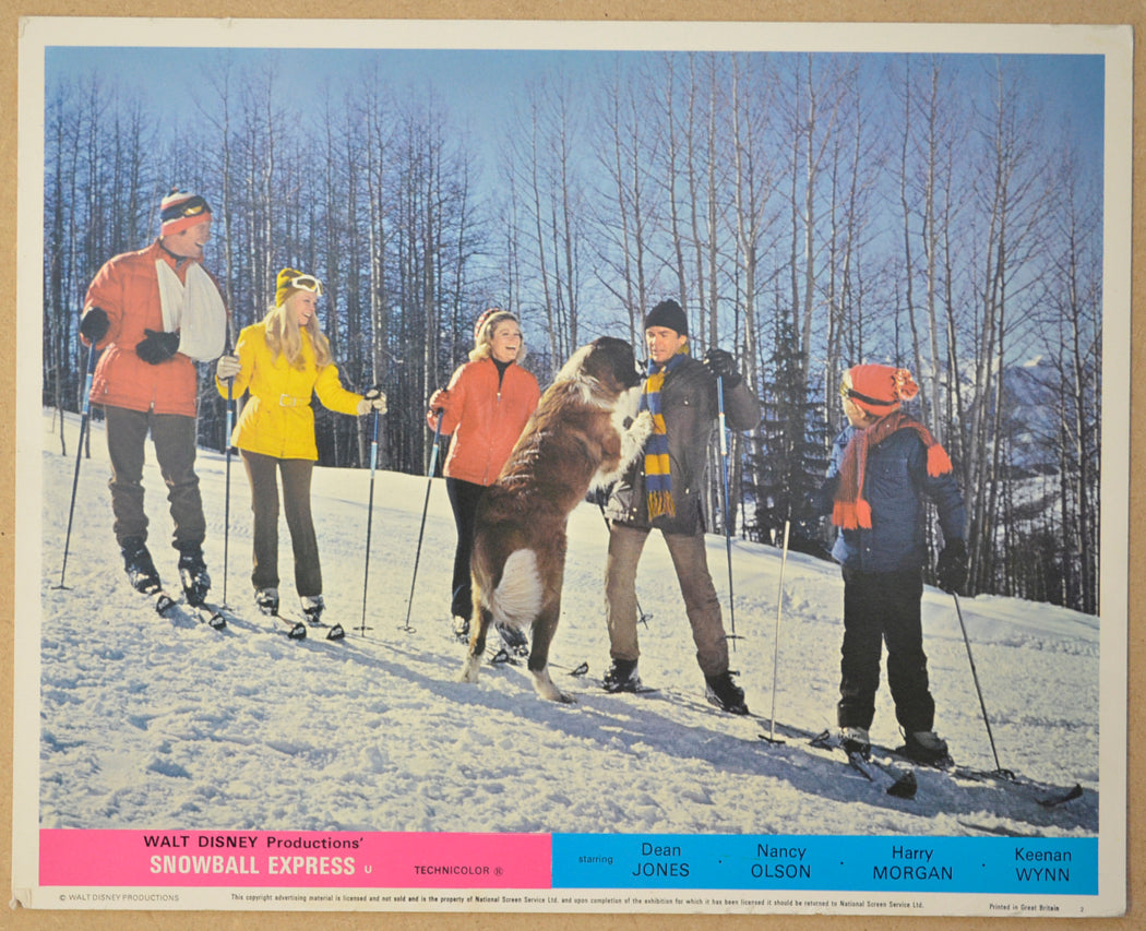 SNOWBALL EXPRESS (Card 2) Cinema Colour FOH Stills / Lobby Cards 