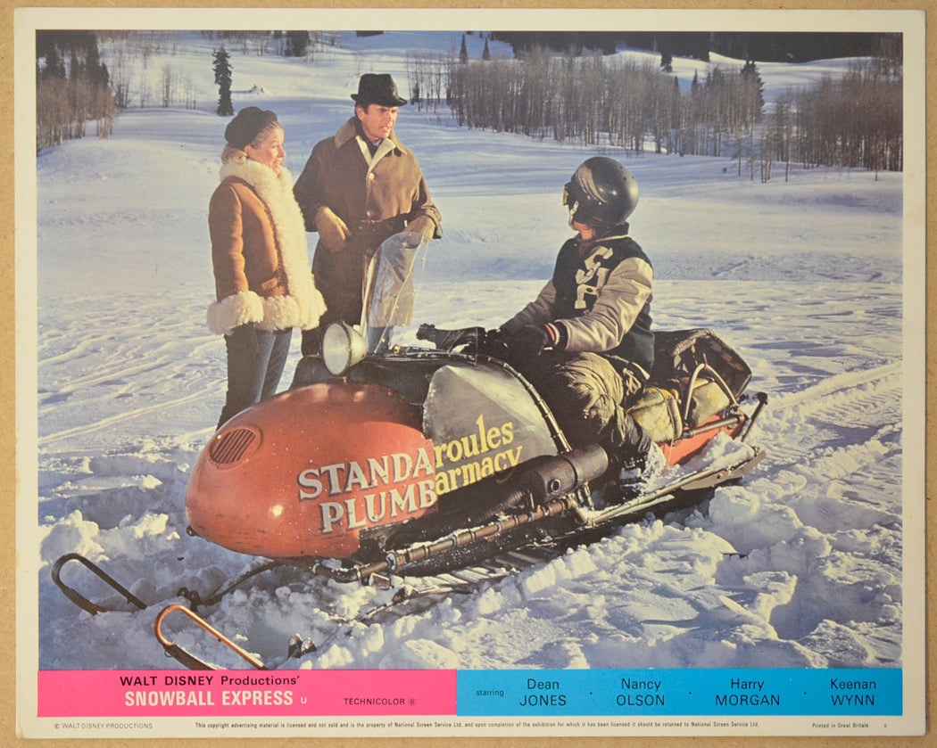 SNOWBALL EXPRESS (Card 6) Cinema Colour FOH Stills / Lobby Cards 