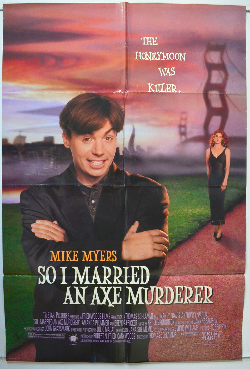 So I Married An Axe Murderer Original One Sheet Poster - Movie Poster